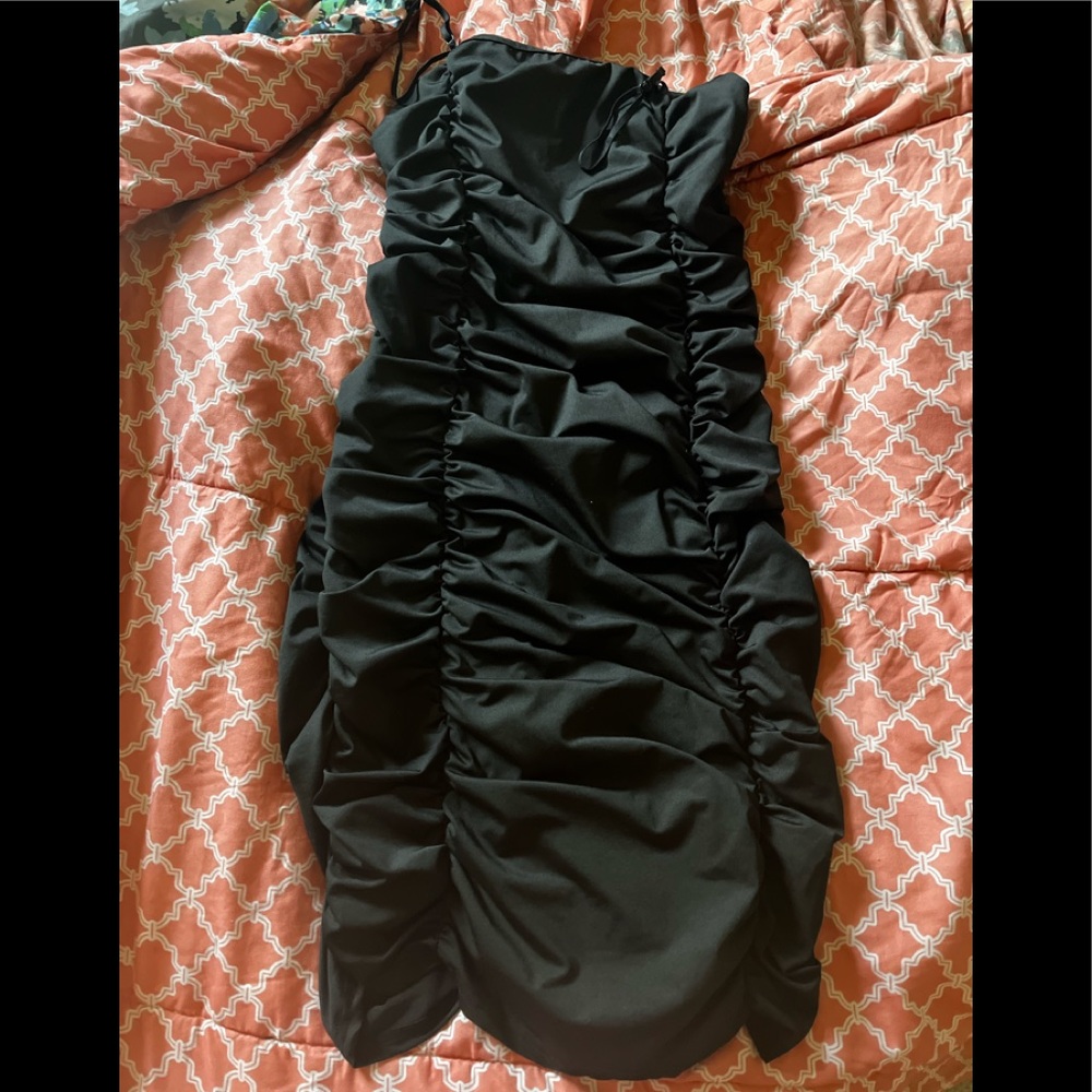 Black cami dress